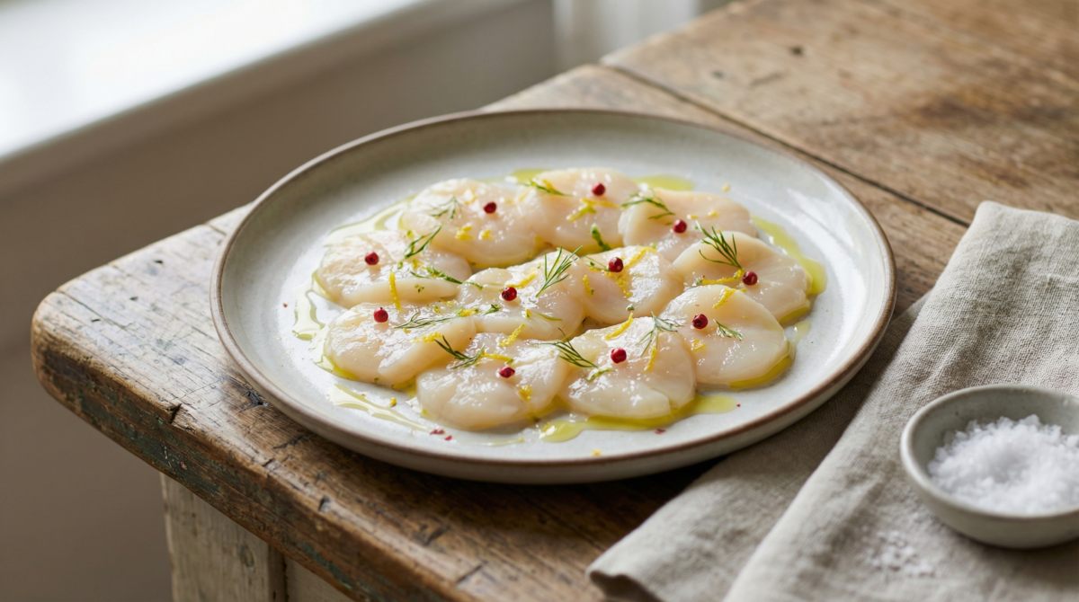 Ce carpaccio de Saint-Jacques à prix mini fait halluciner tous vos invités : la recette secrète des fêtes enfin révélée ! – carpaccio de saint-jacques