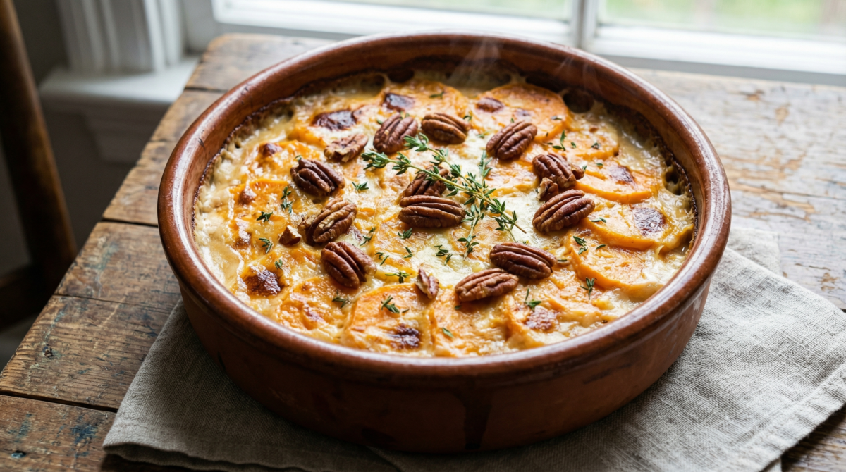 Ce gratin de patates douces est si incroyable qu’il relègue la dinde et le chapon au second plan sur toutes les tables de fête ! – gratin de patates douces