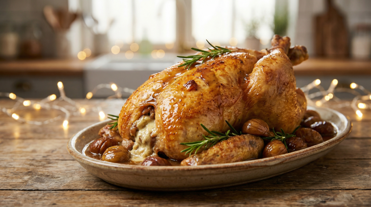 Ce plat de chapon aux marrons dévoile le secret gourmand qui rendra votre Noël inoubliable! Vous n’en reviendrez pas… – chapon aux marrons