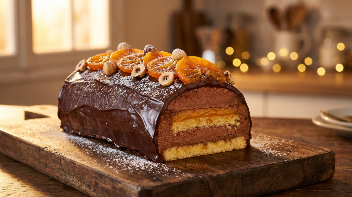 Elle prépare cette bûche chocolat-clémentine et tout le monde en raffole : découvrez le secret d’un Noël sensationnel ! – bûche chocolat-clémentine