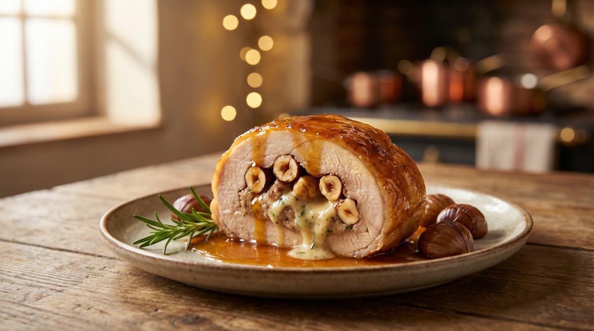 Insolite : La Recette de Poularde Farcie aux Noisettes Qui Rend Complètement Addicts Tous les Convives à Noël ! – poularde farcie