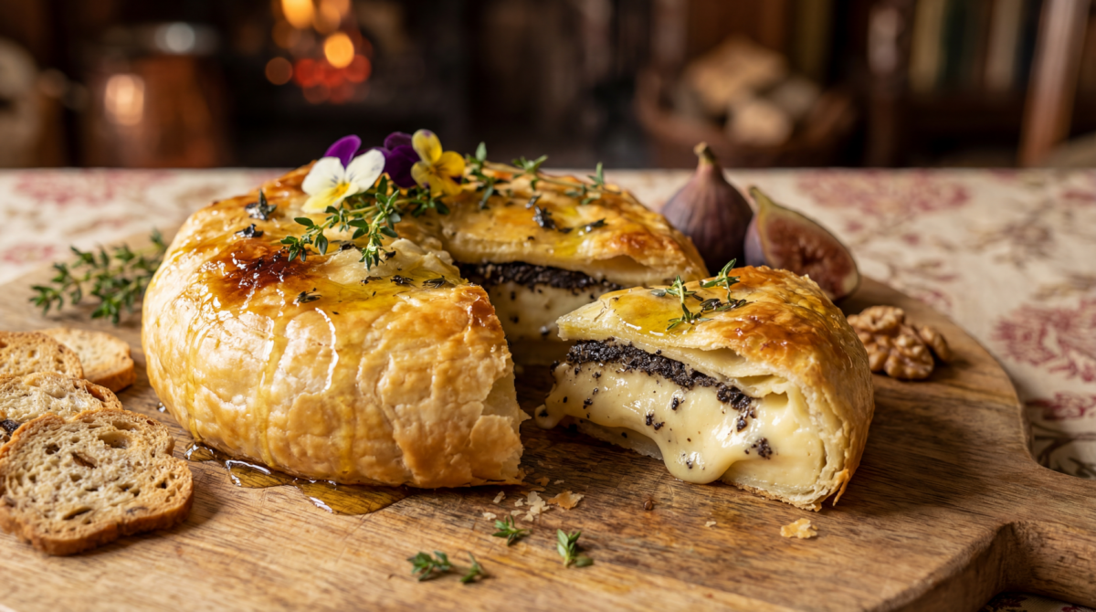 Brie truffé maison façon Noémie Honiat pour un apéro chic